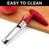 Apple Corer Remover - Stainless Steel Fruit Core Extractor -