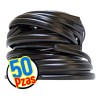 50 Pzas 1 Cm Diadema Para Forrar Manualidades Lisas Mayoreo