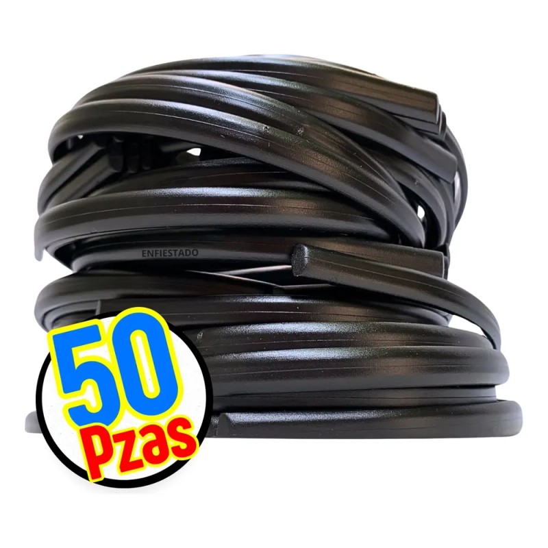 50 Pzas 1 Cm Diadema Para Forrar Manualidades Lisas Mayoreo