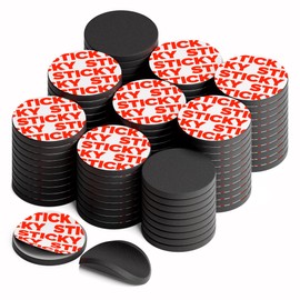 Peel-&-Stick Flexible Adhesive Magnets - 45 (0.8"x0.08") Magnetic Dots for Office Supplies, Whiteboard, Crafts, Fridge, & School Projects