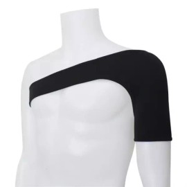 Haedanghwang 스포츠 어깨 보호대 좌우공용 압박 밴드 Sports Shoulder Protector Bilateral Compression Band [Shoulder Protector Black M (100-105)]