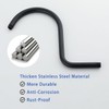 SWHYGER Wall Mounted Shower Arm Extension Head Holder Stainless Stee