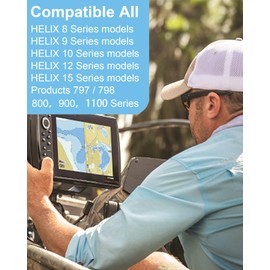 720057-1 PC 11 Filter Power Cable Replace for Humminbird Compatible with Helix 8 Helix 9 Helix 10 Helix 12 Helix 15 Series 800 Series 900 Series 1100 Series Products 797 798 (9.8ft)