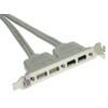 InLine® 33390 A Bracket for USB 2.0/FireWire (0.4 m)