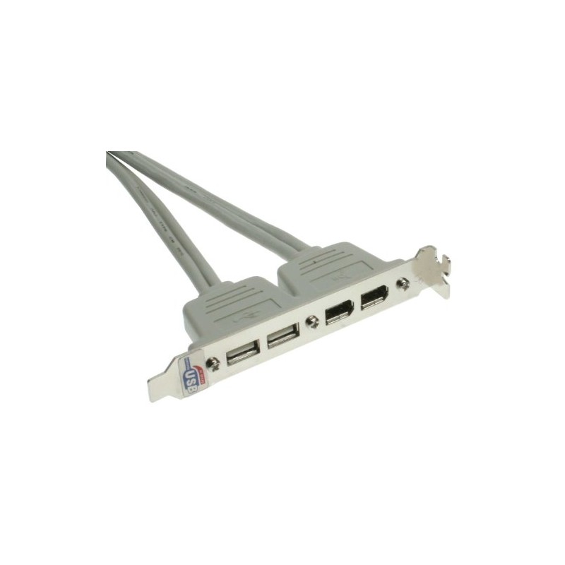 InLine® 33390 A Bracket for USB 2.0/FireWire (0.4 m)