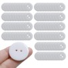 100 PCS Round White Button 12.5mm Resin Sewing Buttons 2
