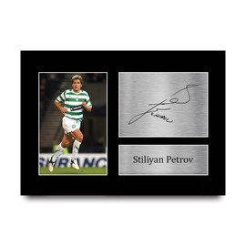 HWC Trading A4 Stiliyan Petrov Celtic Gifts Printed Signed Autograph Picture for Fans and Supporters - A4