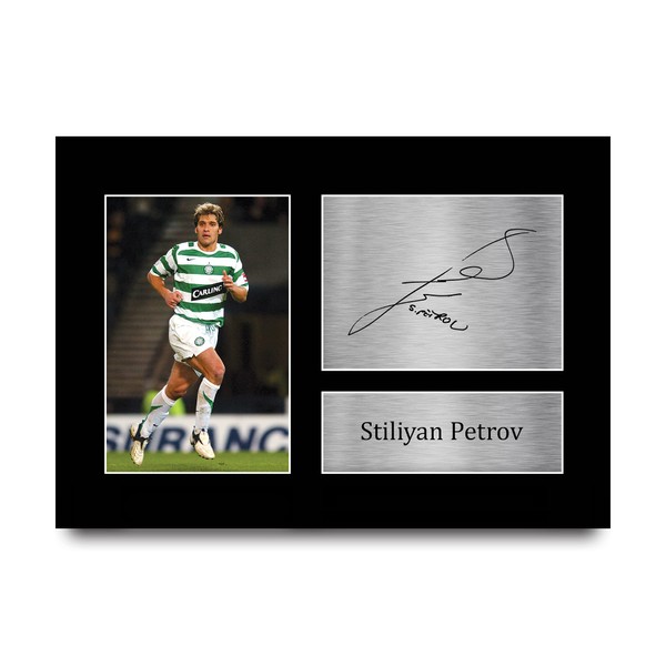 HWC Trading A4 Stiliyan Petrov Celtic Gifts Printed Signed Autograph
