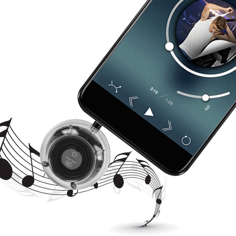 Mini 3.5mm Plug MICRO USB Smart Speaker HiFi Stereo Bass