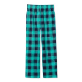 Lands' End Kids Flannel Pajama Pants Navy/cockatoo Plaid Kids 10