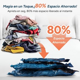 travel inspira Bolsas al Vacío para Viaje con Bomba Inalámbrica, 9 Pzas Tela Oxford resistente, reutilizables, bomba inalámbrica, más capacidad para viajes largos y familias.