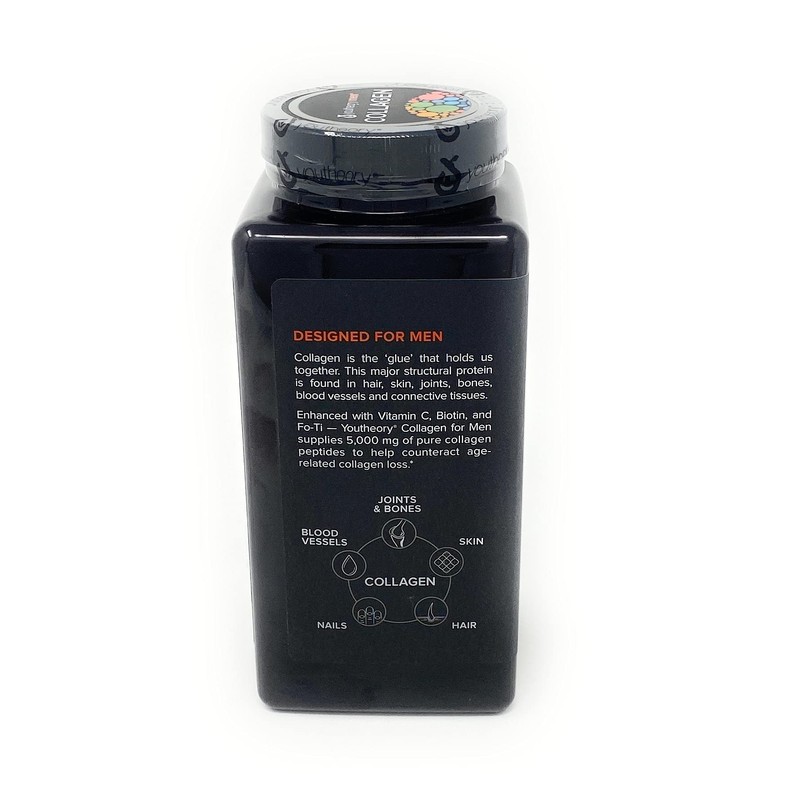 Nutrawise Corporation youtheory Mens Collagen Advanced Formula, White, Tablet, 390