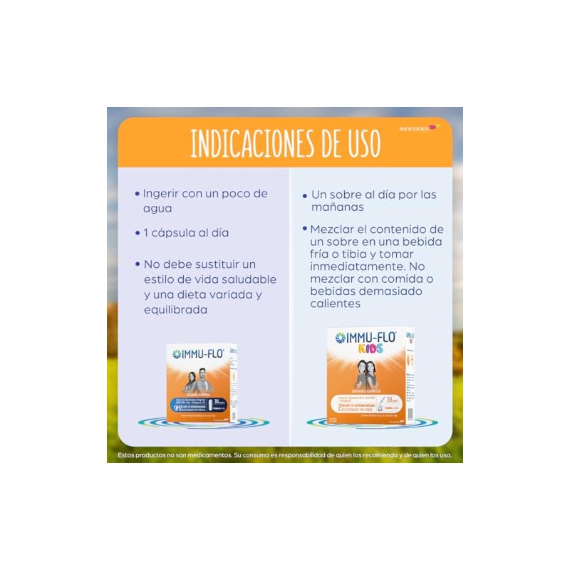 IMMU-FLO® KIDS Suplemento Alimenticio a base de L. rhamnosus GG,