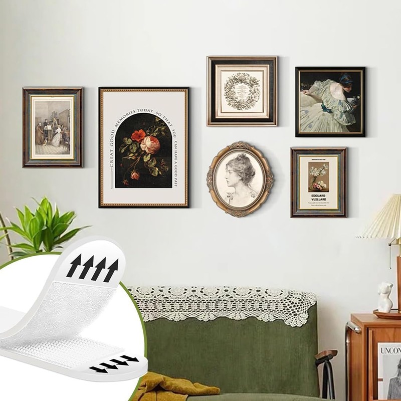 30 PCS Picture Hanging Strips, Frame Hanging Strips, Picture Canvas