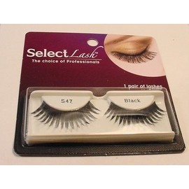 Select Lash - The Choice of Professionals - 1 Pair of Black False Eye Lashes (S47)