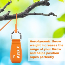 X XBEN Arborist Throw Weight 9Oz Throw Bag Arborist Equipment Suitable for High Limb Throwing
