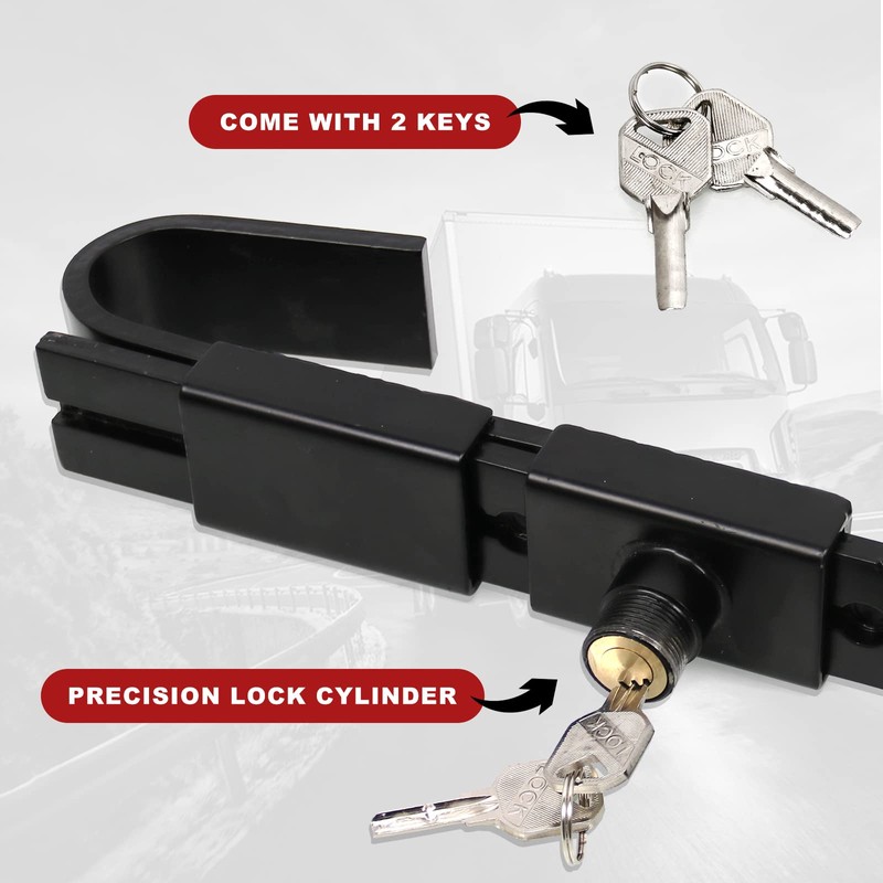 RYANSTAR RACING Adjustable Steel Cargo Door Lock Shipping Container Lock