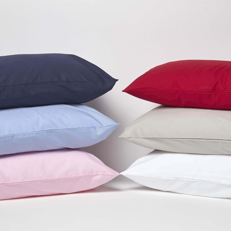 HOMESCAPES Navy Kid’s Pillowcases 60 x 40 cm 2 Pack