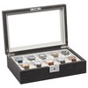 GUKA Watch Box, Luxury Watch Case with 55MM Wide Velvet