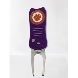 Mobile Pro Shop Clemson Switchblade Divot Tool W/Golf Ball Marker