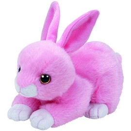 TY Beanie Babies 41178 Walker Rabbit, 15 cm, Pink