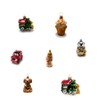Polish Gallery Mini Christmas Ornament Blown Glass Handcrafted (Green Car)