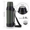 84oz/2.5L Large Coffee Thermoses for Travel Stainless Steel Large Flask