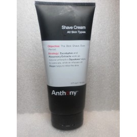 Anthony Shave CREAM with  Eucalyptus & Rosemary Extract 6oz SEALED