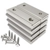 Magnetpro 8 Pieces Rectangular Magnets 20 KG Force 40 x