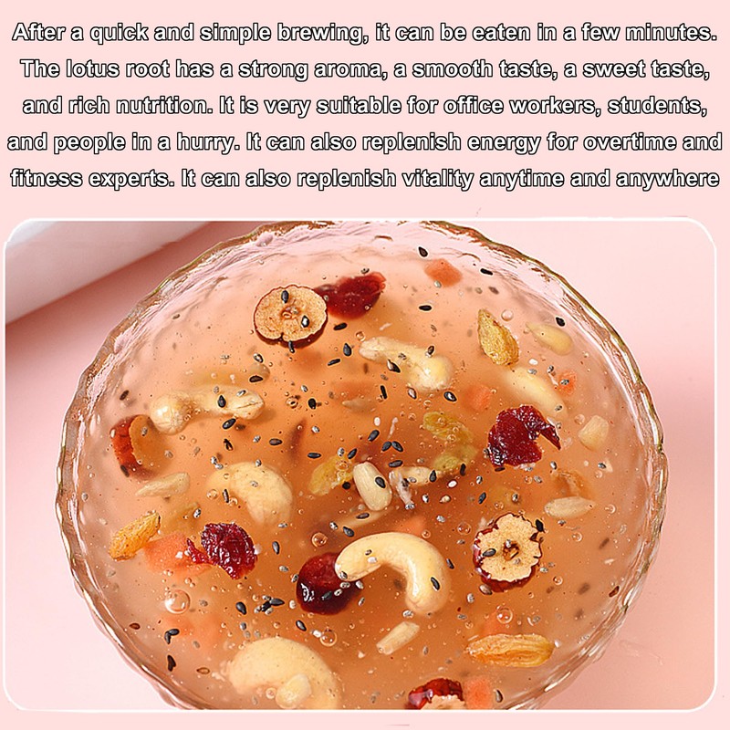 Lotus Root Powder Mix Chinese Soup,Chia Seeds And Nuts Brewing