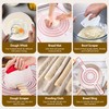 Aliggbent Silicone Banneton Bread Proofing Baskets, 10'' Oval ＆ 9''