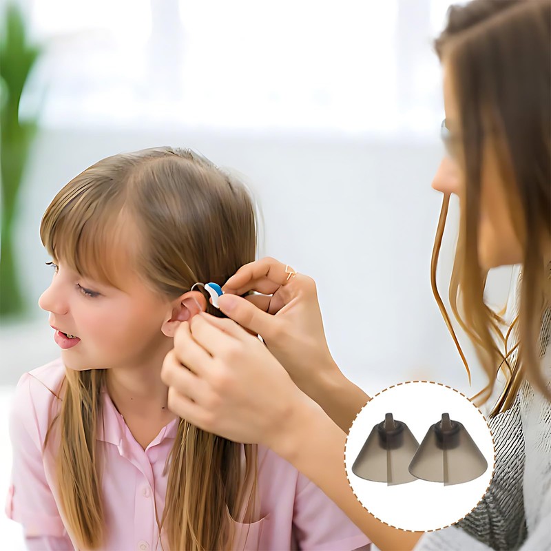 Hearing Aid Domes 18 Pack, Hearing Aid Accessories Double Layer