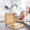 Home Storage Box Accessories Storage, Handmade Bamboo Wooden Soap Holder,