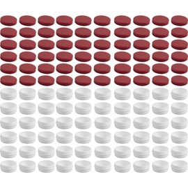 60 Ointment Jar Containers Cream/Ointment Kruke Flat 12ml Capacity with Red Lid – Made In Germany