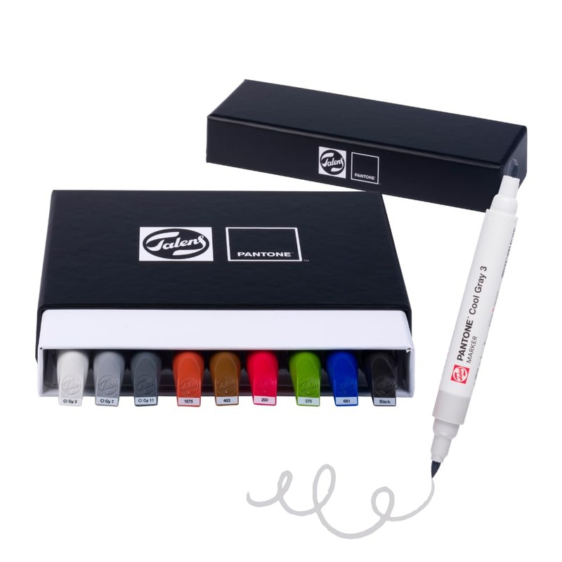 Talens Pantone Marker Set of 9 City Dual Tip Pen