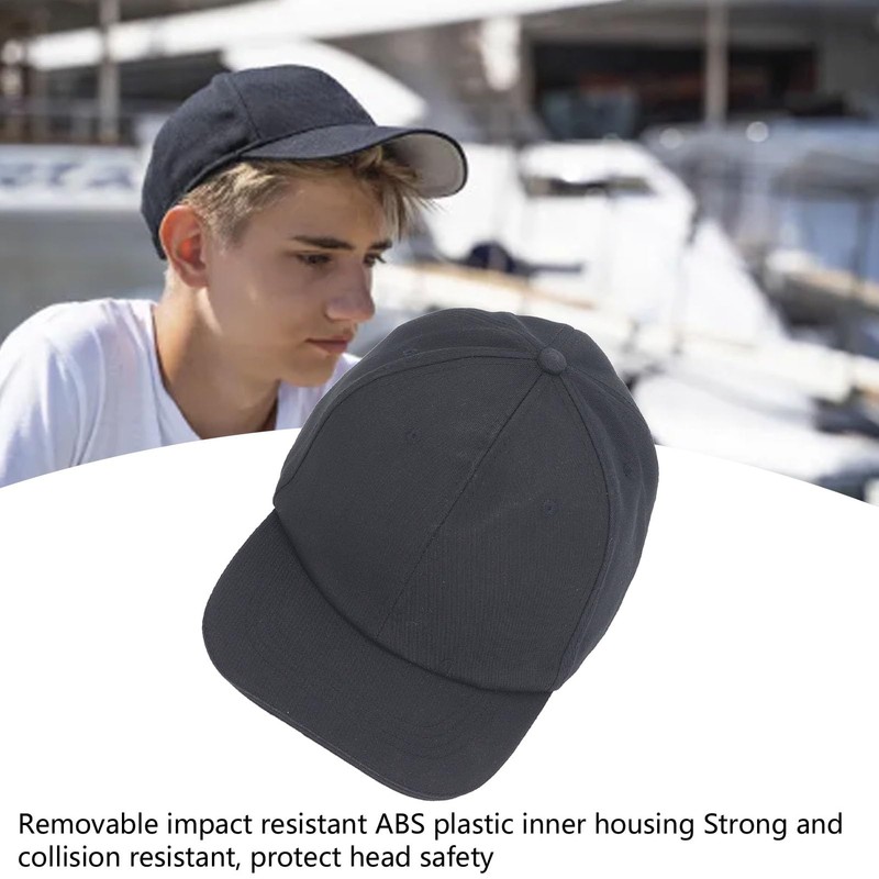 Lightweight Safety Bump Baseball Style Protective Hat with ABS Inner