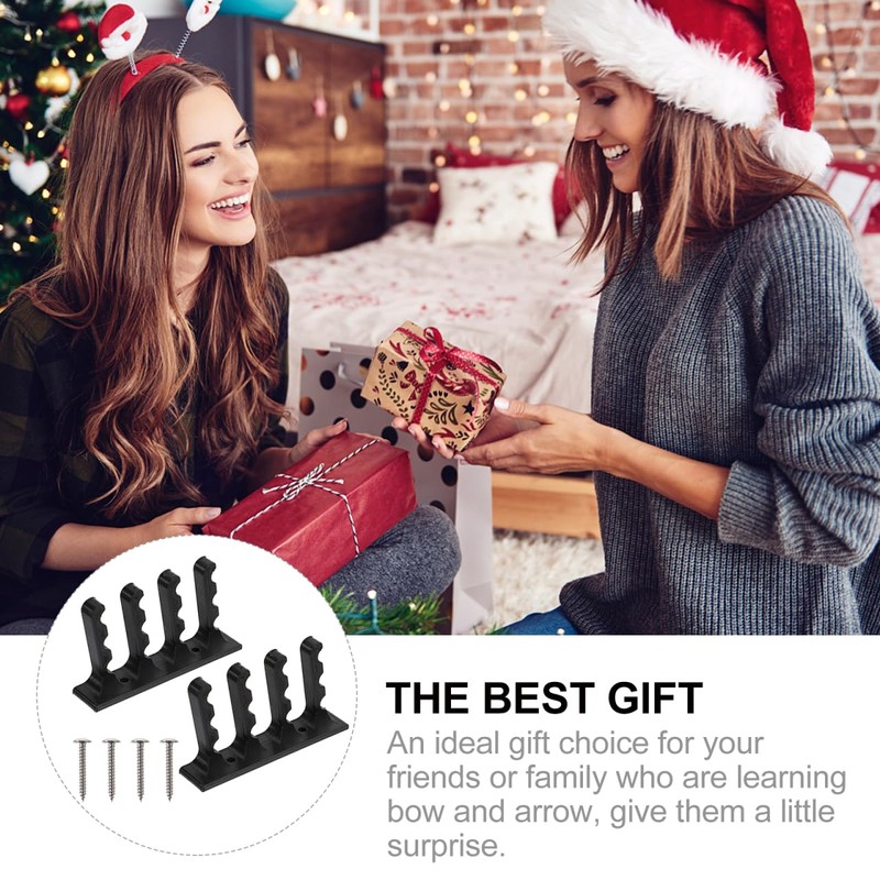 Gogogmee Pack of 2 Wall Mount and Bow with Screws,