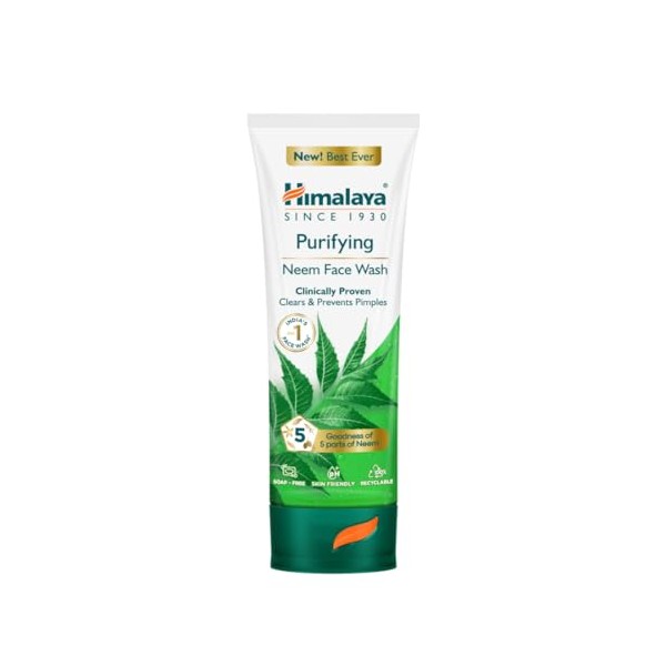 Himalaya Purifying Neem Face Wash|Clears and Prevents Pimples & Acne|Made