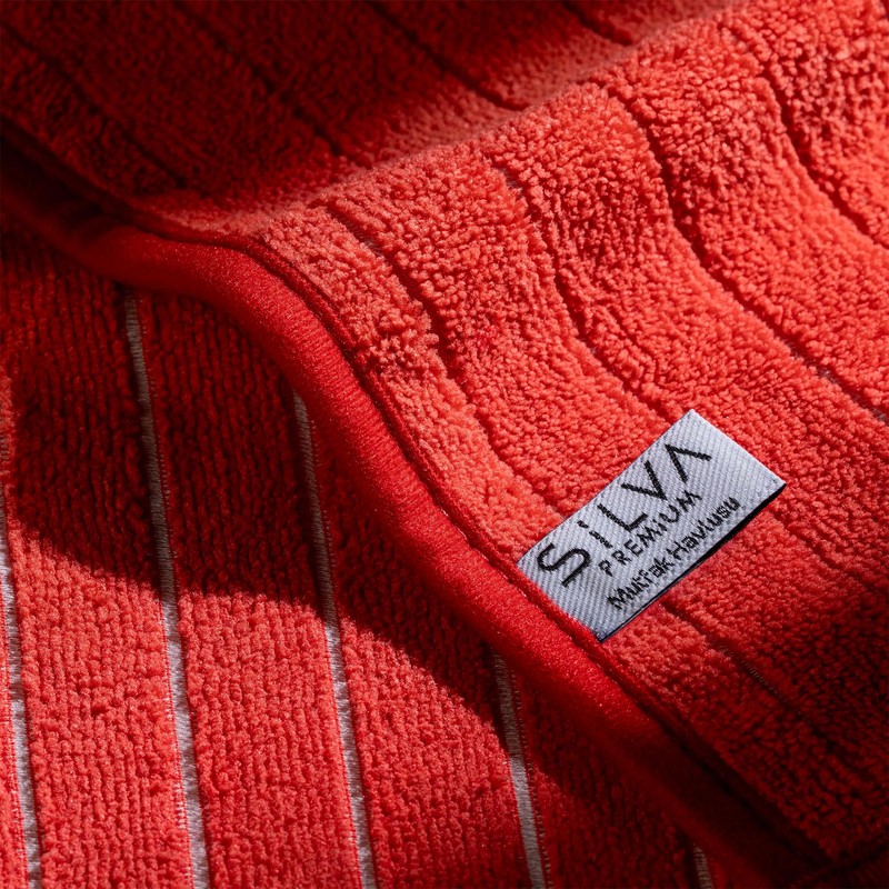 Silva Premium Microfibre Kitchen Towel, Red, Pack of 2, 20