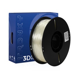 TRONXY TPU Filament Flexible 3D Printer Filament1.75mm Diameter, 1KG Spool, Transparent, 95A Hardness,Clear