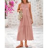 BTFBM Summer Halter Dresses for Women 2025 Casual Spring Hollow