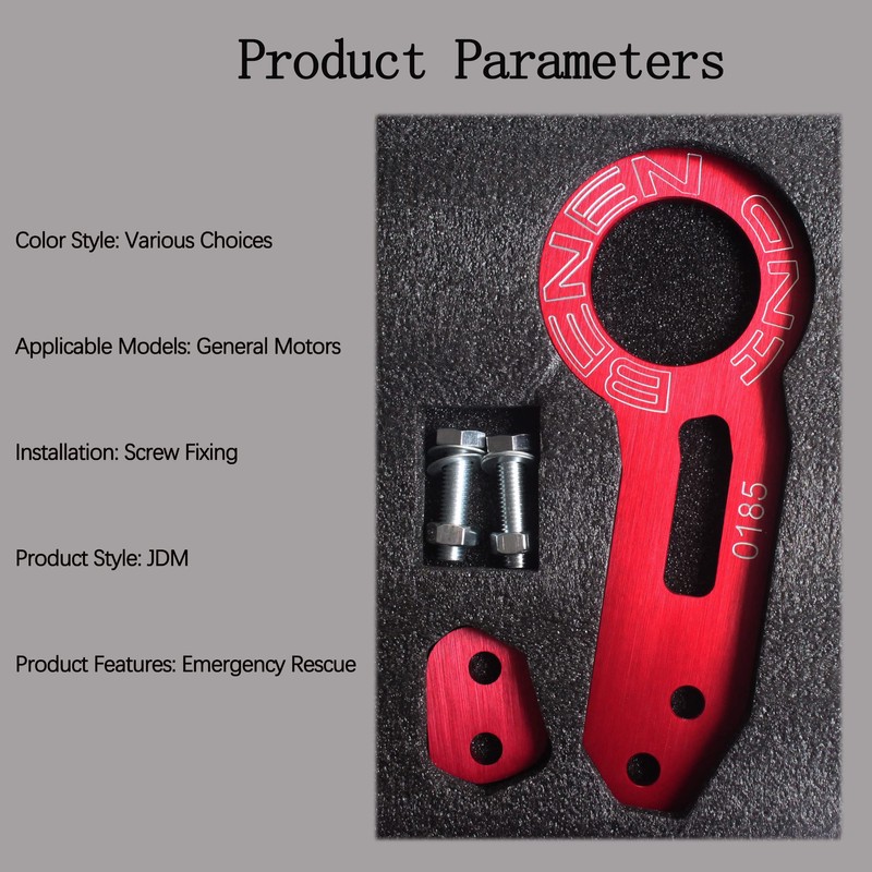 AULESSE JDM - Kit de gancho de remolque para coche