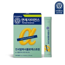 Yonsei Life & Health Alpha Cyclodextrin Pineapple Alpha CD 14 packets, 1 piece / 연세생활건강 알파시클로덱스트린 파인애플 알파CD 14포, 1개