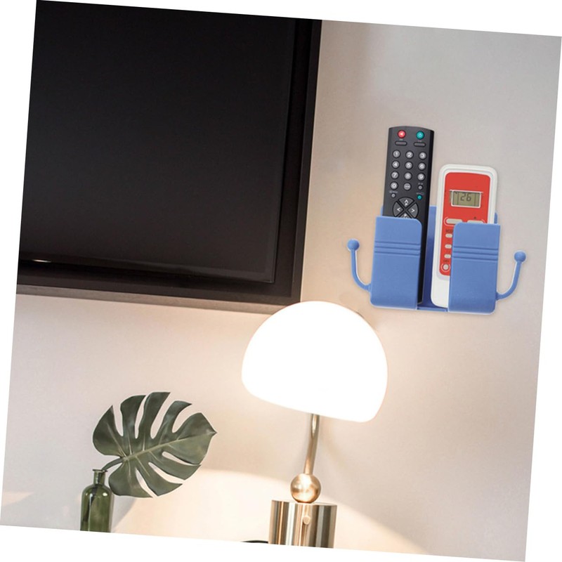 TEHAUX 3pcs Tv Remote Holder Wall Mount Phone Holder Bed