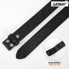 LEACOOLKEY Western Belt Strap for Men without Buckle 1.5" Wide