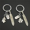 HeeYaa 10 Pieces of 1-inch Flat Key Rings - Metal