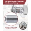 Naissian RV Thumb Cam Lock,Keyless Thumb Twist Operated, for Boat,