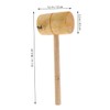 OSALADI Professional Carpenter Mallet Wooden Hammer for Woodworking Tools for