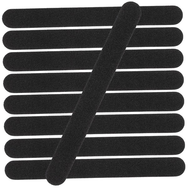 Minkissy 100pcs Portable Nail Buffers Dual-Sided Black Sand Nail Files