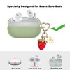 AGAOSH for Beats Solo Buds Case Cover with Cute Strawberry